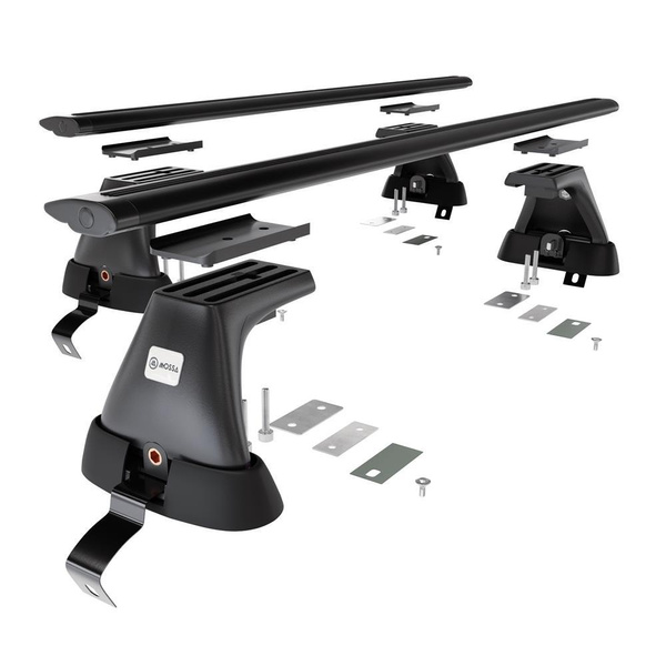 Basisrek voor het autodak voor Volkswagen Passat B8 Sedan (2015-2023) - zwart Imperiaal - zonder bevestigingsmateriaal - Aluminium