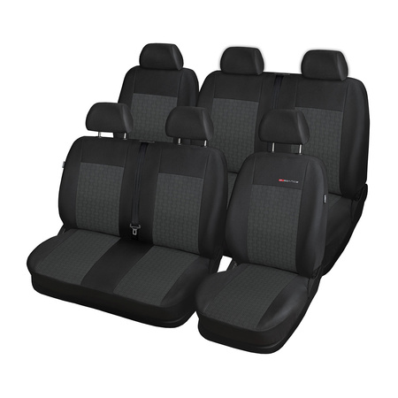 Op maat gemaakte hoezen voor Citroen Jumper III Bestelwagen (2014-....) 7 zitplaatsen - pasvorm autostoelhoezen - autostoelbeschermer set - E1