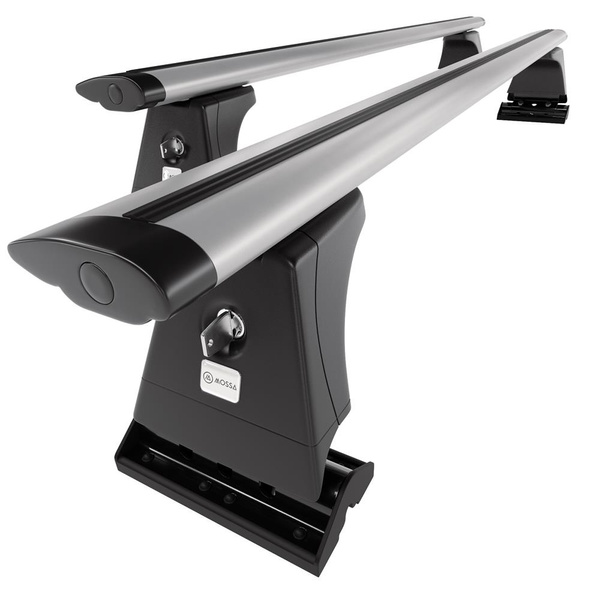 Basisrek voor het autodak voor Peugeot 3008 SUV (2009-2016) - zilver Imperiaal - bevestigingspunten - Aluminium