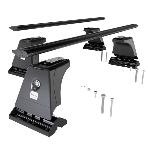 Basisrek voor het autodak voor Kia Ceed Hatchback (2007-2011) - zwart Imperiaal - bevestigingspunten - Aluminium