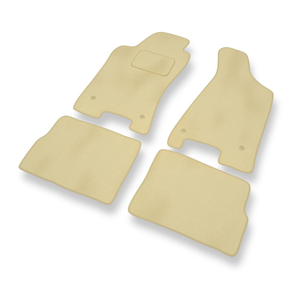 Velours automatten voor Audi 80 IV B4 Avant, Coupé, Cabriolet, Limousine (1991-1996) - beige