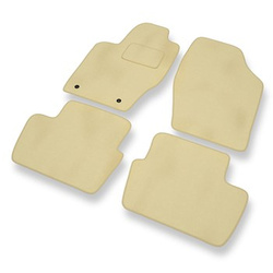 Velours automatten voor Citroen C4 I Hatchback, Sedan (2004-2013) - beige