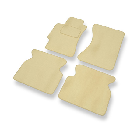 Velours automatten voor Saab 9-2X I (2004-2006) - beige