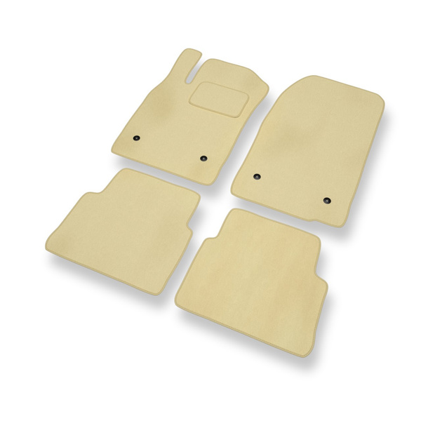 Velours automatten voor Opel Vectra C Caravan, Hatchback, Sedan (2002-2008) - beige
