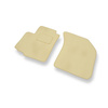 Velours automatten voor Opel Agila B Hatchback (2008-2014) - beige