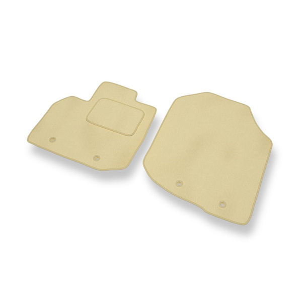 Velours automatten voor Honda City V Sedan (2009-2011) - beige