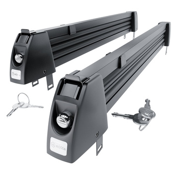 Skidrager op de imperiaal - Ski rack M-7703 - zwart - tot 3 paar ski's of 2 snowboards