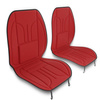 Geprofileerde beschermmat voor autostoelen Chevrolet Orlando - rood