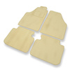Velours automatten voor Lancia Musa MPV (2004-2011) - beige