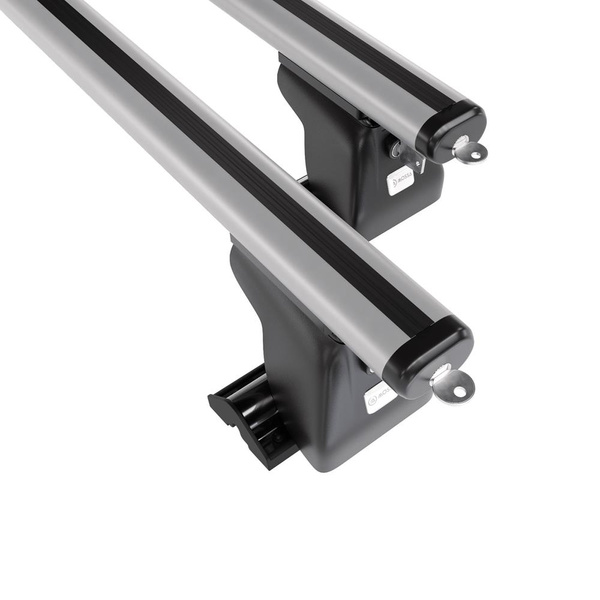 Basisrek voor het autodak voor Peugeot Expert III Bestelwagen (2016-....) - zilver Imperiaal - bevestigingspunten - Aluminium