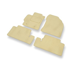 Velours automatten voor Toyota Corolla X Stationwagen, Sedan (2007-2013) - beige