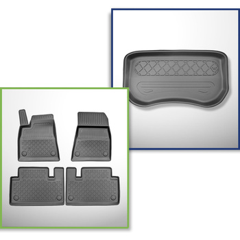 Set kofferbakmat en automatten TPE op maat gemaakt voor: Tesla Model 3 Sedan (20