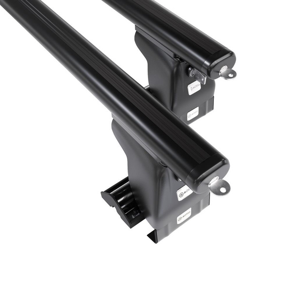 Basisrek voor het autodak voor Mercedes-Benz C Klas W203 Limousine (2004-2006) - zwart Imperiaal - zonder bevestigingsmateriaal - Aluminium