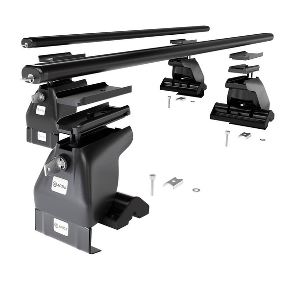Basisrek voor het autodak voor Kia Picanto Hatchback (2004-2010) - zwart Imperiaal - zonder bevestigingsmateriaal - Aluminium