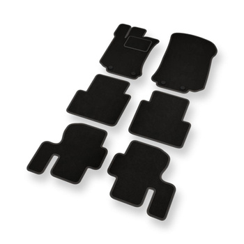 Velours automatten voor Mercedes-Benz R Klas W251 Bestelwagen (2005-2012) - zwar