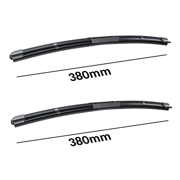 Auto ruitenwissers op de voorruit voor Jeep Wrangler III SUV (01.2007-2018) - vlak bladen