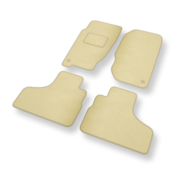 Velours automatten voor Jeep Cherokee III SUV (2001-2007) - beige