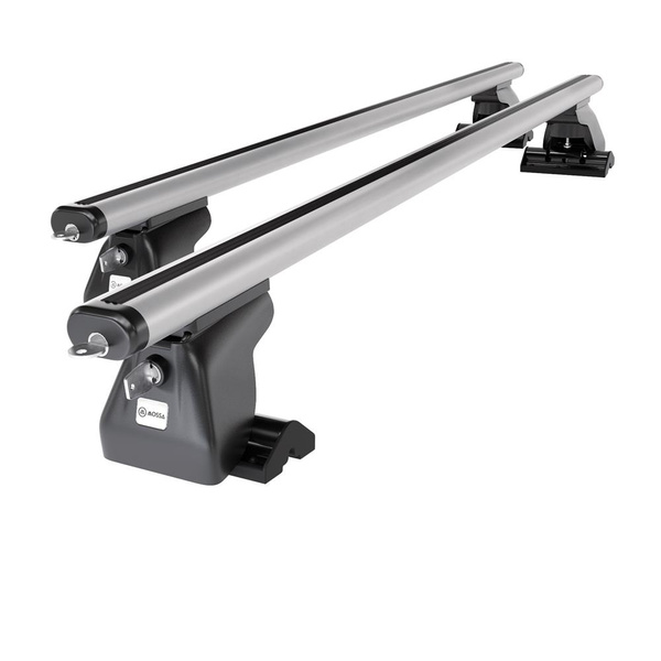 Basisrek voor het autodak voor Volkswagen Multivan T6 Bestelwagen (2015-2021) - zilver Imperiaal - T-profiel - Aluminium