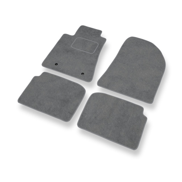 Velours automatten voor Toyota Avensis II Stationwagen, Liftback, Sedan (2003-2008) - grijs