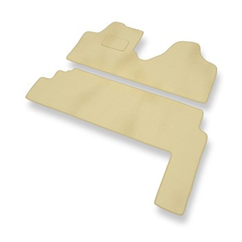 Velours automatten voor Fiat Scudo II Stationwagen (2007-2016) - beige