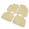 Velours automatten voor Chevrolet Lacetti (2003-2009) - beige