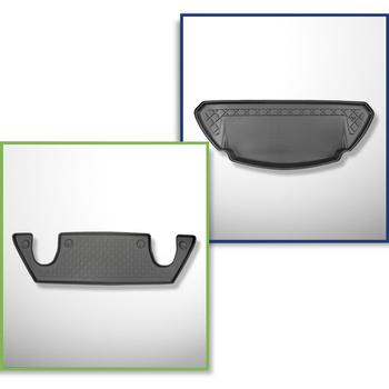 Set kofferbakmat en automatten TPE op maat gemaakt voor: Tesla Model X SUV (10.2