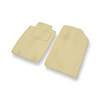 Velours automatten voor Peugeot 206 I Hatchback, Cabriolet, Sedan, SW (1998-2010) - beige