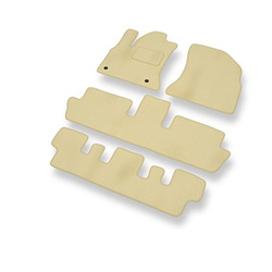 Velours automatten voor Citroen C4 Picasso I MPV (2007-2013) - beige