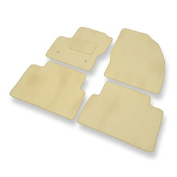 Velours automatten voor Ford C-Max II MPV (2010-2019) - beige