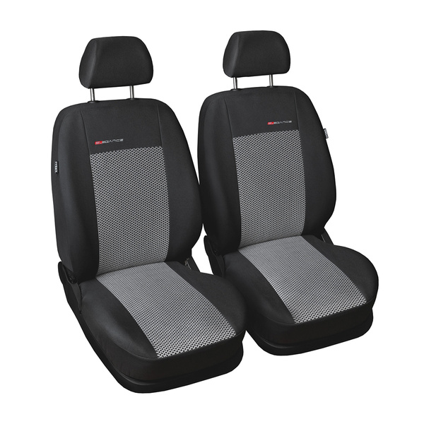 Op maat gemaakte hoezen voor Citroen Nemo Bestelwagen (2007-2019) alleen de voorstoelen - twee enkele stoelen - pasvorm autostoelhoezen - autostoelbeschermer set - E2