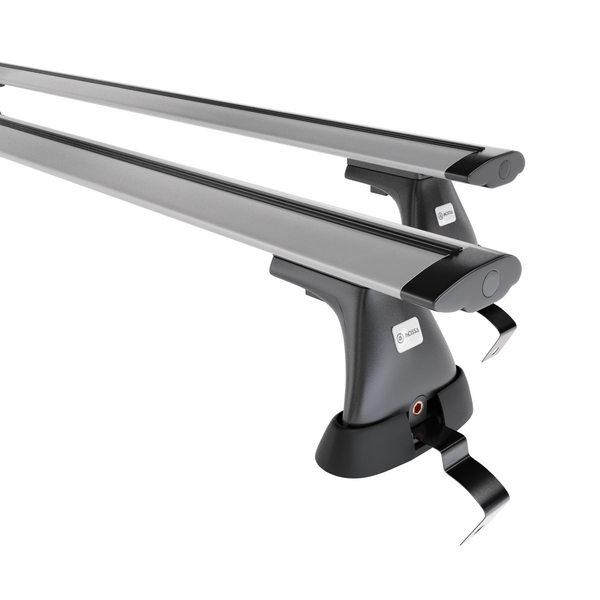 Basisrek voor het autodak voor Fiat Grande Punto Hatchback (2005-2010) - zilver Imperiaal - zonder bevestigingsmateriaal - Aluminium