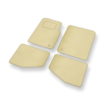 Velours automatten voor Jeep Wrangler II SUV (1996-2006) - beige