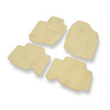Velours automatten voor Toyota RAV4 III SUV (2005-2012) - beige
