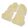 Velours automatten voor Ford Fiesta V Hatchback, Bestelwagen (2002-2008) - beige