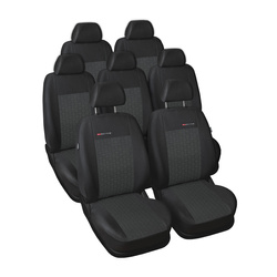 Op maat gemaakte hoezen voor Volkswagen Sharan II Bestelwagen (2010-2022) 7 zitplaatsen - pasvorm autostoelhoezen - autostoelbeschermer set - E1