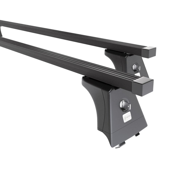 Basisrek voor het autodak voor Hyundai i40 Stationwagen (2015-2018) - zwart Imperiaal - geïntegreerde railing - Staal