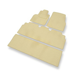 Velours automatten voor Renault Espace IV MPV (2002-2014) - beige