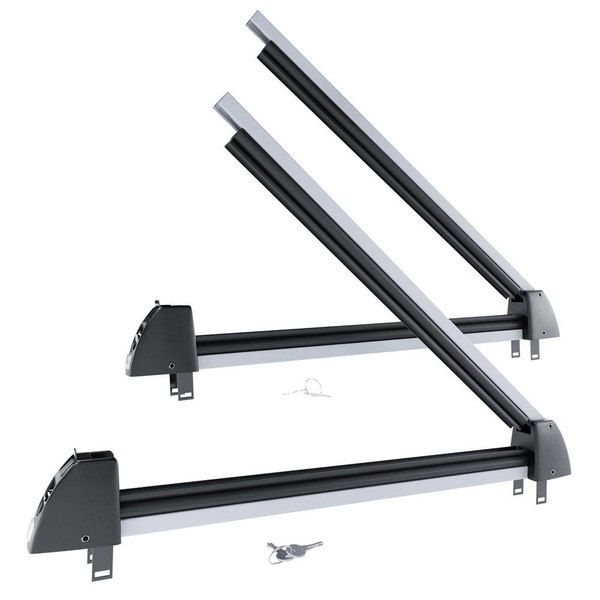 Skidrager op de imperiaal - Ski rack M-7705s - zilver - tot 5 paar ski's of 4 snowboards