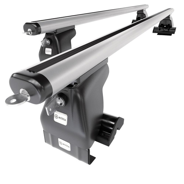 Basisrek voor het autodak voor Dodge Durango III SUV (2011-....) - zilver Imperiaal - zonder bevestigingsmateriaal - Aluminium