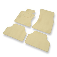 Velours automatten voor BMW 5 M5 IV E60 (2005-2010) - beige