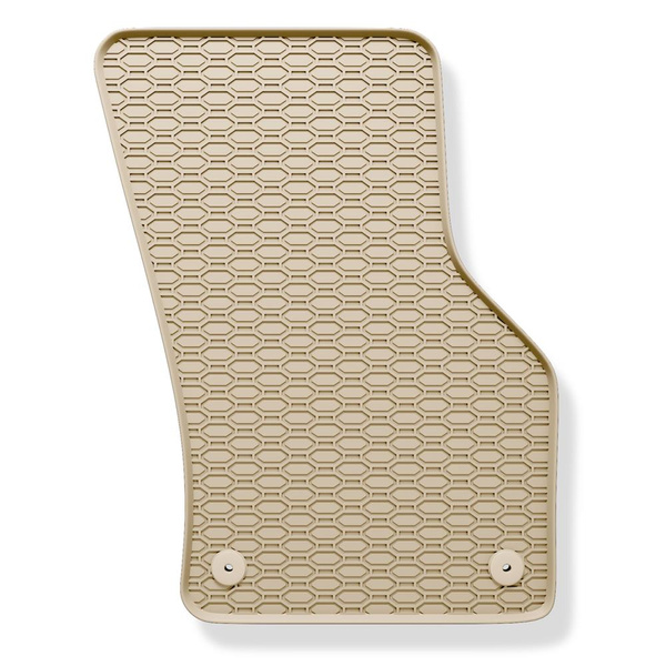 Rubberen matten voor de Volkswagen Passat B8 Sedan, Variant (2014-2023) - beige - 4 stuks