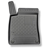 Set kofferbakmat en automatten TPE op maat gemaakt voor: Mercedes-Benz A Klas W177 250e Plug-in Hybrid Hatchback (08.2019-....) - verwijderbare uitsparingen bij modellen met zijgaas; ook met hybride aandrijving