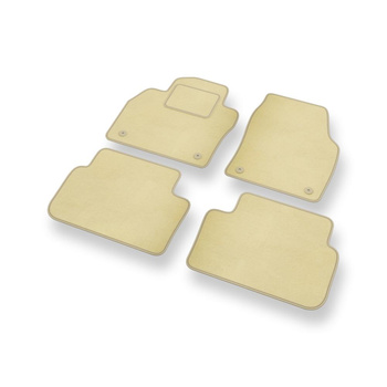 Velours automatten voor Seat Ibiza V Hatchback (2017-....) - beige