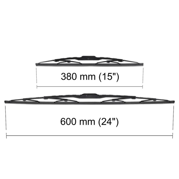Auto ruitenwissers op de voorruit voor Nissan X-Trail I, II SUV (10.2000-07.2014) - standaard bladen