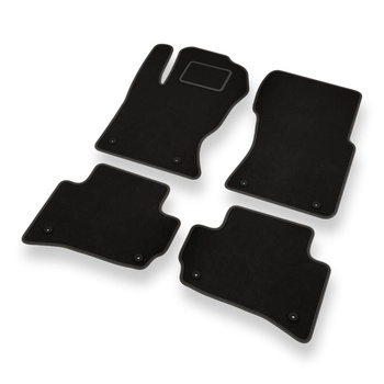 Velours automatten voor Jaguar F-Pace SUV (2016-....) - zwart