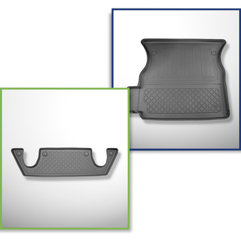 Set kofferbakmat en automatten TPE op maat gemaakt voor: Tesla Model X SUV (01.2