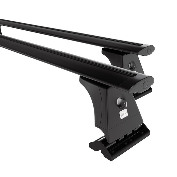 Basisrek voor het autodak voor Peugeot 3008 SUV (2009-2016) - zwart Imperiaal - bevestigingspunten - Aluminium