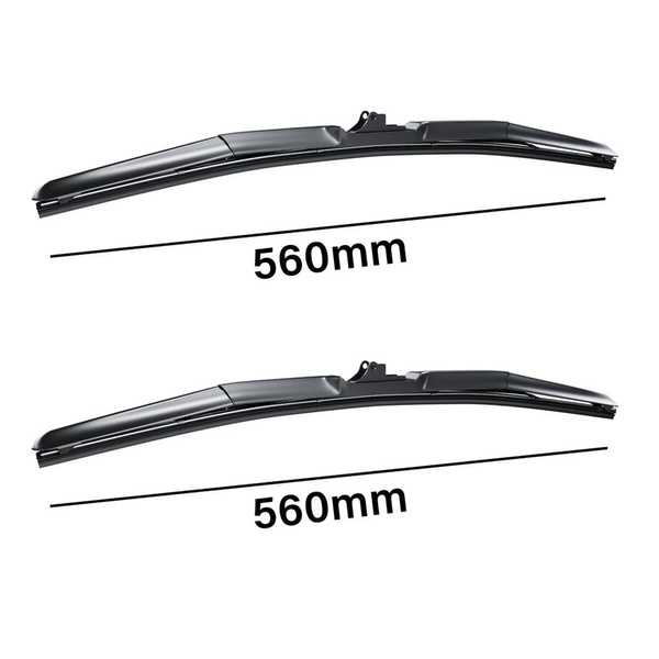 Auto ruitenwissers op de voorruit voor Chrysler 300C Sedan, Touring (09.2004-08.2010) - hybride bladen