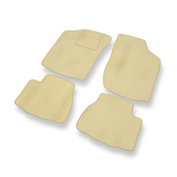 Velours automatten voor Nissan Micra II Hatchback (1992-2003) - beige