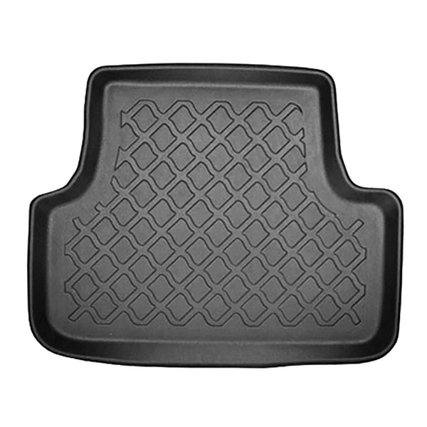Set kofferbakmat en automatten TPE op maat gemaakt voor: Volkswagen Golf VIII Hatchback (12.2019-....) - bovenste bagageruimte; de schuifvloer in de hoogste stand; tijdelijk reservewiel / reparatieset / volledig reservewiel; niet voor mHEV